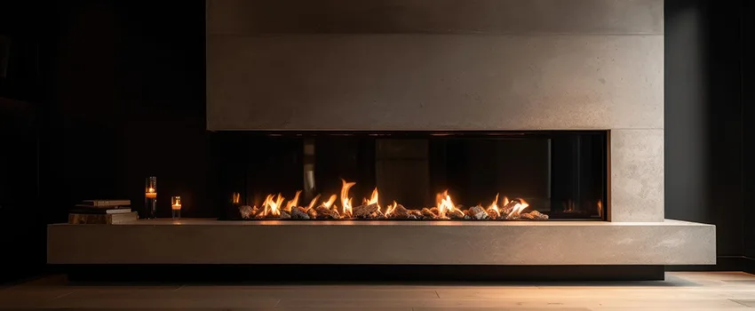 Gas Fireplace Ember Bed Design Services in Antioch, Illinois