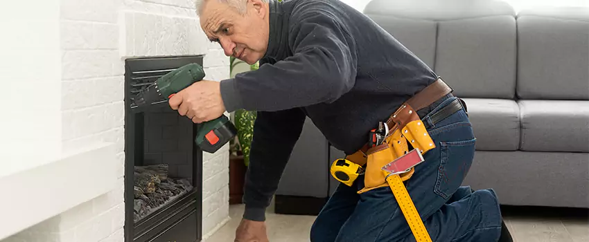 New Indoor Fireplace Installation in Antioch, Illinois