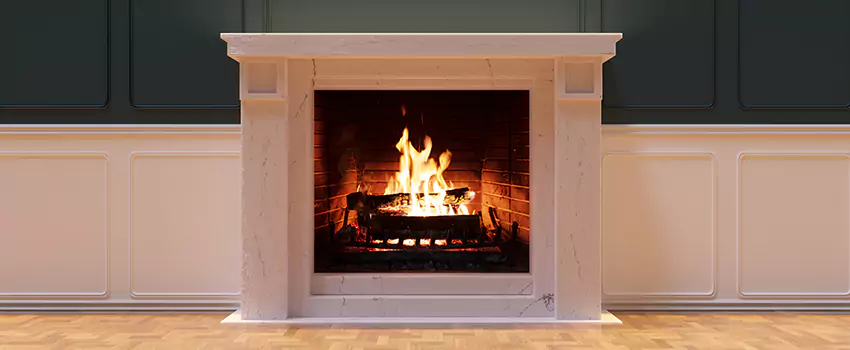 Open Flame Wood-Burning Fireplace Installation Services in Antioch, Illinois