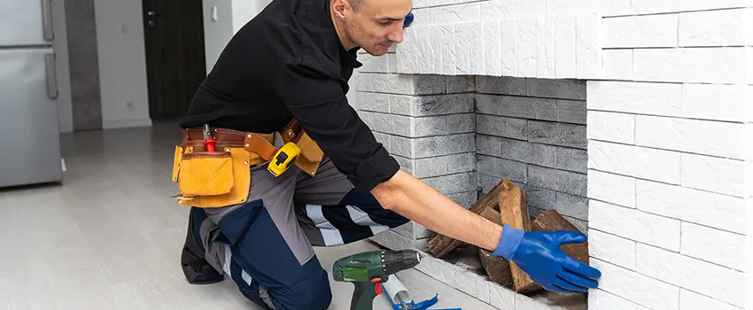 Fireplace Damaged Damper Frame Repair Services in Antioch, Illinois