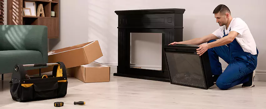 Old Rusted Metal Fireplace Repair And Replacement in Antioch, IL