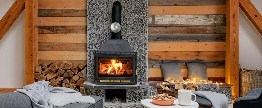 Thelin Hearth Products Direct Vent Gas Stove Fireplace Inspection in Antioch, Illinois